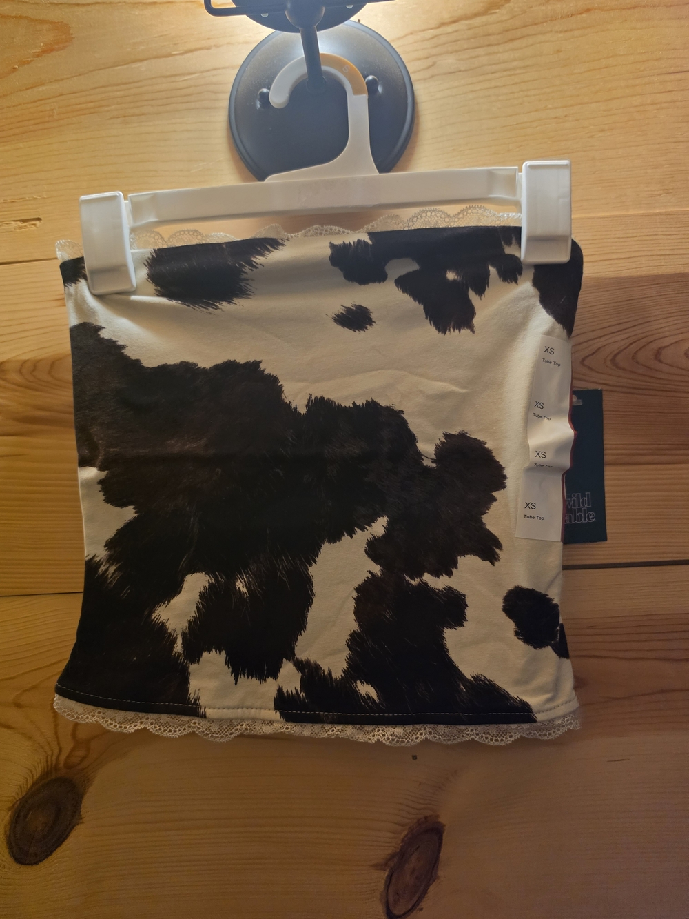 wild fable Black and White Cow Print High Waist Shorts